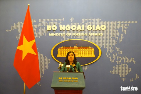 Việt Nam lên tiếng về tuyên bố lập trường của Mỹ ở Biển Đông và yêu sách của Trung Quốc - Ảnh 1. Việt Nam lên tiếng về tuyên bố lập trường của Mỹ ở Biển Đông và yêu sách của Trung Quốc - Ảnh 1.