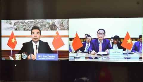 Việt Nam và Trung Quốc họp trực tuyến, bàn về tình hình quốc tế và Biển Đông - Ảnh 2. Việt Nam và Trung Quốc họp trực tuyến, bàn về tình hình quốc tế và Biển Đông - Ảnh 2.