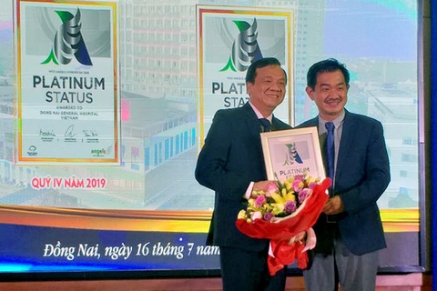 Bệnh viện Đa khoa Đồng Nai đoạt giải thưởng Bạch kim về điều trị đột quỵ - Ảnh 1. Bệnh viện Đa khoa Đồng Nai đoạt giải thưởng Bạch kim về điều trị đột quỵ - Ảnh 1.