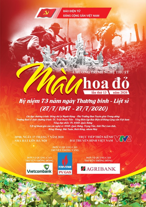 Chương trình nghệ thuật ý nghĩa và sâu lắng Màu hoa đỏ - Ảnh 1. Chương trình nghệ thuật ý nghĩa và sâu lắng Màu hoa đỏ - Ảnh 1.