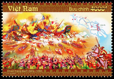 Phát hành bộ tem đặc biệt về chiến thắng Bạch Đằng năm 1288 - Ảnh 1. Phát hành bộ tem đặc biệt về chiến thắng Bạch Đằng năm 1288 - Ảnh 1.