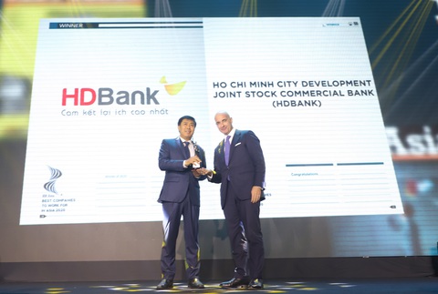 HDBank ba năm liền vào danh sách ‘Nơi làm việc tốt nhất châu Á’ - Ảnh 1. HDBank ba năm liền vào danh sách ‘Nơi làm việc tốt nhất châu Á’ - Ảnh 1.