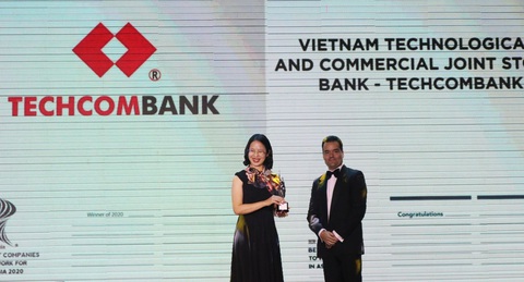 Hr Asia Award vinh danh Techcombank “Nơi làm việc tốt nhất Châu Á” - Ảnh 1. Hr Asia Award vinh danh Techcombank “Nơi làm việc tốt nhất Châu Á” - Ảnh 1.
