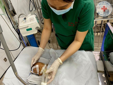 Bé trai sơ sinh nặng 1,4kg bị bỏ rơi trước cổng chùa tại TP.HCM - Ảnh 1. Bé trai sơ sinh nặng 1,4kg bị bỏ rơi trước cổng chùa tại TP.HCM - Ảnh 1.