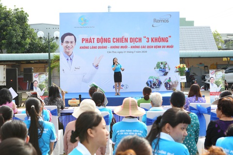Remos cùng Hội Phụ nữ Tp. Cần Thơ phát động chiến dịch phòng chống muỗi - Ảnh 1. Remos cùng Hội Phụ nữ Tp. Cần Thơ phát động chiến dịch phòng chống muỗi - Ảnh 1.