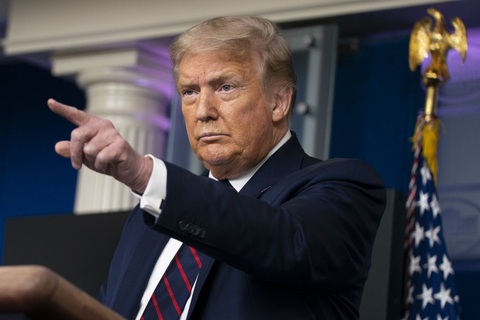 Ông Trump nói sẽ hợp tác với Trung Quốc sản xuất văcxin COVID-19 - Ảnh 1. Ông Trump nói sẽ hợp tác với Trung Quốc sản xuất văcxin COVID-19 - Ảnh 1.