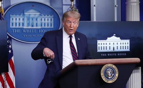 Tổng thống Donald Trump: Hãy đeo khẩu trang - Ảnh 1. Tổng thống Donald Trump: Hãy đeo khẩu trang - Ảnh 1.