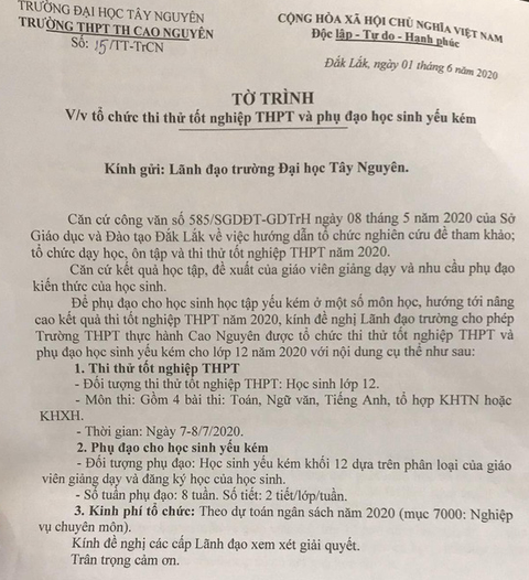 Phụ huynh tố trường ép học sinh đi học phụ đạo, nếu không sẽ không cho tốt nghiệp - Ảnh 3. Phụ huynh tố trường ép học sinh đi học phụ đạo, nếu không sẽ không cho tốt nghiệp - Ảnh 3.