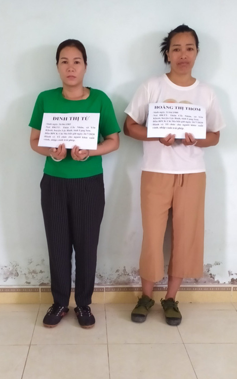 2 phụ nữ Việt đưa 9 người Trung Quốc nhập cảnh trái phép - Ảnh 1. 2 phụ nữ Việt đưa 9 người Trung Quốc nhập cảnh trái phép - Ảnh 1.