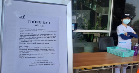 Bệnh viện Quốc tế City tạm ngưng tiếp nhận bệnh nhân vì COVID-19 - Ảnh 2. Bệnh viện Quốc tế City tạm ngưng tiếp nhận bệnh nhân vì COVID-19 - Ảnh 2.