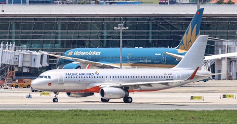 Từ ngày 29-7, mua vé Pacific Airlines sẽ dẫn về website của Vietnam Airlines - Ảnh 1. Từ ngày 29-7, mua vé Pacific Airlines sẽ dẫn về website của Vietnam Airlines - Ảnh 1.