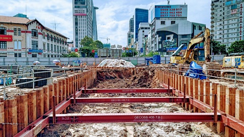 Xây dựng 6 đường hầm lên xuống nhà ga metro Bến Thành - Ảnh 1. Xây dựng 6 đường hầm lên xuống nhà ga metro Bến Thành - Ảnh 1.