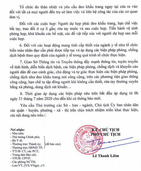 TP.HCM gửi công văn khẩn: Từ 0h sáng 31-7, cấm tụ tập quá 30 người, đóng cửa bar, vũ trường... - Ảnh 2. TP.HCM gửi công văn khẩn: Từ 0h sáng 31-7, cấm tụ tập quá 30 người, đóng cửa bar, vũ trường... - Ảnh 2.