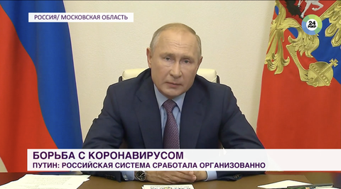 Tổng thống Putin gửi thông điệp khẩn cấp về COVID-19 đến người dân - Ảnh 1. Tổng thống Putin gửi thông điệp khẩn cấp về COVID-19 đến người dân - Ảnh 1.