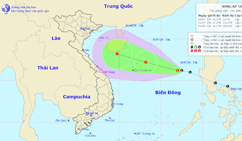 Áp thấp ở biển Đông có khả năng mạnh lên thành áp thấp nhiệt đới, thành bão - Ảnh 1. Áp thấp ở biển Đông có khả năng mạnh lên thành áp thấp nhiệt đới, thành bão - Ảnh 1.
