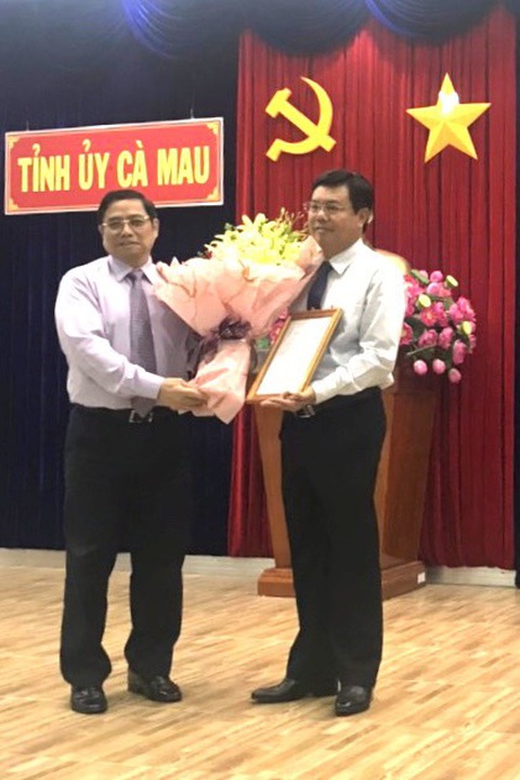 Chủ tịch UBND tỉnh Cà Mau được phân công làm bí thư tỉnh ủy - Ảnh 1. Chủ tịch UBND tỉnh Cà Mau được phân công làm bí thư tỉnh ủy - Ảnh 1.