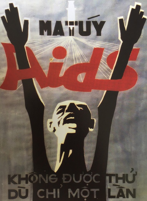 Tác giả tranh cổ động Ma túy - AIDS ‘kinh điển’ triển lãm 100 tác phẩm - Ảnh 1. Tác giả tranh cổ động Ma túy - AIDS ‘kinh điển’ triển lãm 100 tác phẩm - Ảnh 1.