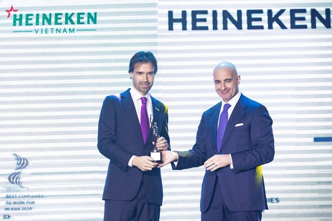 HEINEKEN Việt Nam tiếp tục là một trong những Nơi làm việc tốt nhất châu Á 2020 - Ảnh 1. HEINEKEN Việt Nam tiếp tục là một trong những Nơi làm việc tốt nhất châu Á 2020 - Ảnh 1.