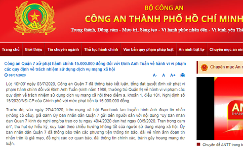 Đăng thông tin ‘treo co’ trên Facebook, bị phạt 15 triệu đồng - Ảnh 1. Đăng thông tin ‘treo co’ trên Facebook, bị phạt 15 triệu đồng - Ảnh 1.
