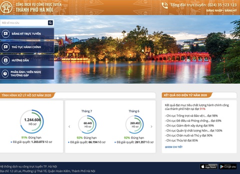 Hà Nội đo độ hài lòng của người dân về sự phục vụ của 50 đơn vị - Ảnh 1. Hà Nội đo độ hài lòng của người dân về sự phục vụ của 50 đơn vị - Ảnh 1.
