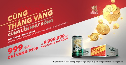 Nhìn lại chặng đường ‘Cùng thắng Vàng, cùng lên như Rồng với Bia Saigon Lager - Ảnh 2. Nhìn lại chặng đường ‘Cùng thắng Vàng, cùng lên như Rồng với Bia Saigon Lager - Ảnh 2.