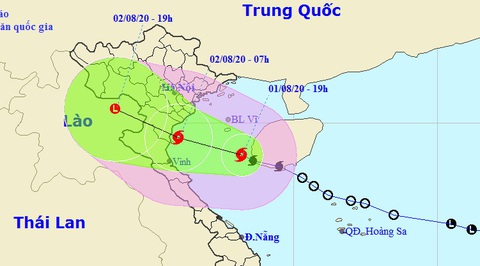 Bão số 2 cách bờ 280km, Bạch Long Vĩ đang gió giật cấp 9 - Ảnh 1. Bão số 2 cách bờ 280km, Bạch Long Vĩ đang gió giật cấp 9 - Ảnh 1.