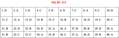Đề và bài giải môn lịch sử kỳ thi tốt nghiệp THPT 2020 - đủ 24 mã đề - Ảnh 17.