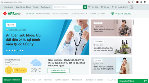 VPBank ra mắt website phiên bản mới tích hợp trí tuệ nhân tạo - Ảnh 1. VPBank ra mắt website phiên bản mới tích hợp trí tuệ nhân tạo - Ảnh 1.