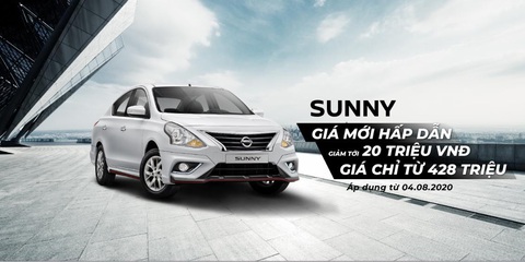 Công bố mức giá mới cho Nissan Sunny và ưu đãi tháng 8 cho các dòng xe Nissan - Ảnh 1. Công bố mức giá mới cho Nissan Sunny và ưu đãi tháng 8 cho các dòng xe Nissan - Ảnh 1.