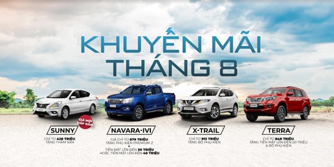 Công bố mức giá mới cho Nissan Sunny và ưu đãi tháng 8 cho các dòng xe Nissan - Ảnh 3. Công bố mức giá mới cho Nissan Sunny và ưu đãi tháng 8 cho các dòng xe Nissan - Ảnh 3.