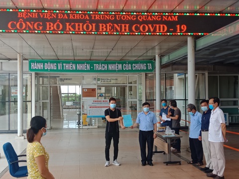 Thêm 11 ca COVID-19 ở Quảng Nam đã khỏi bệnh, xuất viện - Ảnh 1. Thêm 11 ca COVID-19 ở Quảng Nam đã khỏi bệnh, xuất viện - Ảnh 1.