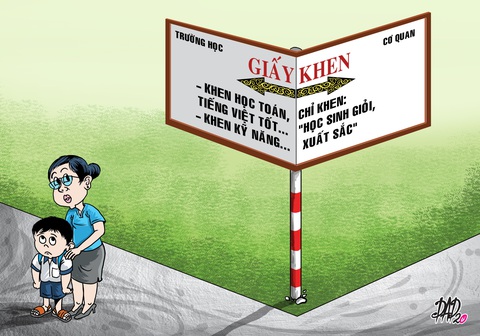 Khi giấy khen được phân loại - Ảnh 1. Khi giấy khen được phân loại - Ảnh 1.