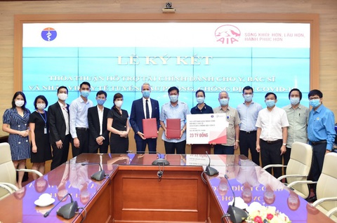AIA Việt Nam mở rộng chương trình hỗ trợ lực lượng y tế phòng chống COVID-19 - Ảnh 1. AIA Việt Nam mở rộng chương trình hỗ trợ lực lượng y tế phòng chống COVID-19 - Ảnh 1.