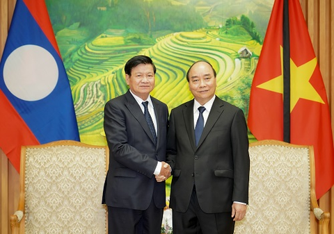 Thủ tướng Lào dự lễ tang nguyên Tổng bí thư Lê Khả Phiêu - Ảnh 1. Thủ tướng Lào dự lễ tang nguyên Tổng bí thư Lê Khả Phiêu - Ảnh 1.