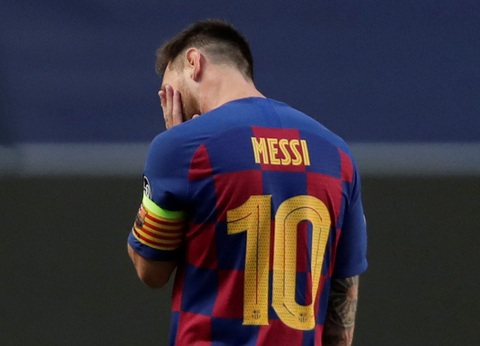 Messi lại vuốt mặt và những khoảnh khắc ấn tượng trận Bayern vùi dập Barca - Ảnh 21. Messi lại vuốt mặt và những khoảnh khắc ấn tượng trận Bayern vùi dập Barca - Ảnh 21.