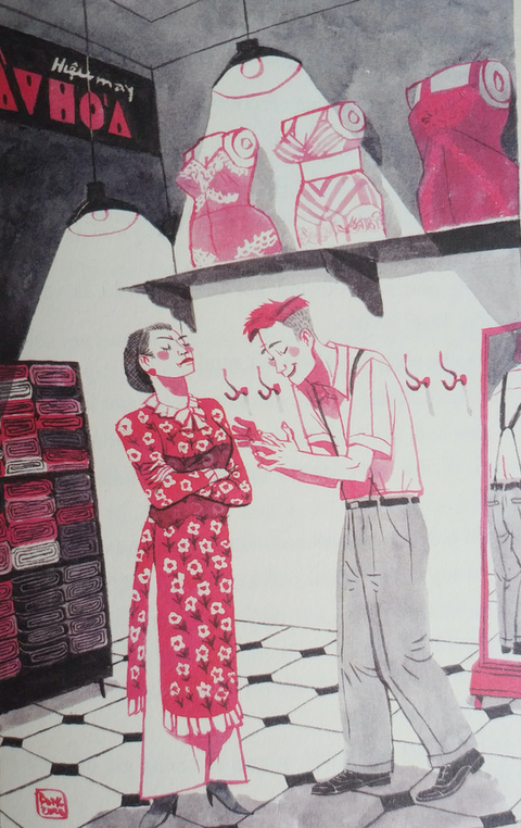 Số đỏ sống động qua tranh của Thành Phong - Ảnh 3. Số đỏ sống động qua tranh của Thành Phong - Ảnh 3.
