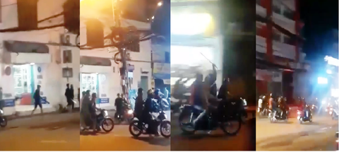 Hàng chục người cầm hung khí ‘náo loạn’ trên đường phố quận 9 - Ảnh 1. Hàng chục người cầm hung khí ‘náo loạn’ trên đường phố quận 9 - Ảnh 1.