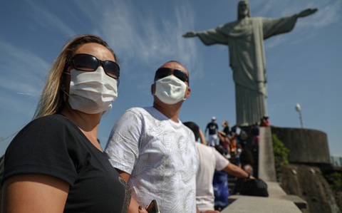 Tượng Chúa Cứu thế ở Rio de Janeiro mở cửa trở lại với du khách - Ảnh 1. Tượng Chúa Cứu thế ở Rio de Janeiro mở cửa trở lại với du khách - Ảnh 1.
