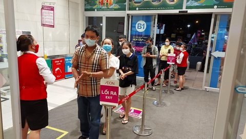 AEON Việt Nam nỗ lực phòng dịch để đem đến môi trường mua sắm an toàn - Ảnh 2. AEON Việt Nam nỗ lực phòng dịch để đem đến môi trường mua sắm an toàn - Ảnh 2.