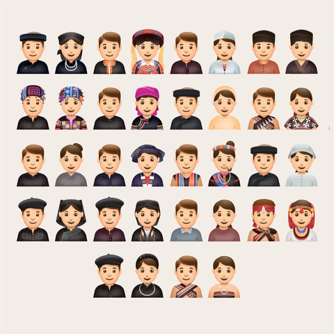 Mang văn hóa Việt ra thế giới với emoji Nhỏ to Việt Nam - Ảnh 1. Mang văn hóa Việt ra thế giới với emoji Nhỏ to Việt Nam - Ảnh 1.