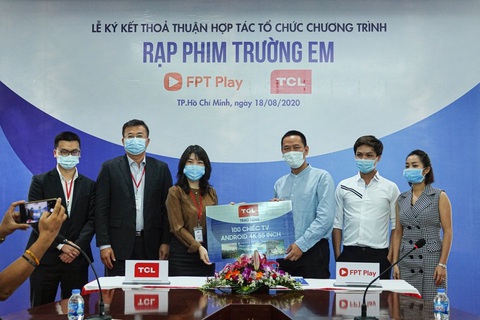 FPT Telecom và TCL Vietnam cùng khởi động Rạp phim trường em - Ảnh 2. FPT Telecom và TCL Vietnam cùng khởi động Rạp phim trường em - Ảnh 2.