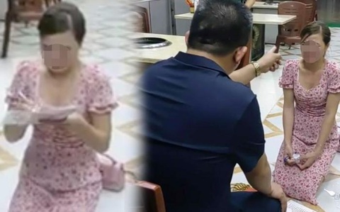 Triệu tập chủ quán bắt nữ khách hàng quỳ gối xin lỗi vì bóc phốt đồ ăn có sán - Ảnh 1. Triệu tập chủ quán bắt nữ khách hàng quỳ gối xin lỗi vì bóc phốt đồ ăn có sán - Ảnh 1.