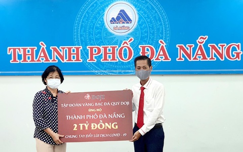 Tập đoàn DOJI chia sẻ khó khăn với Đà Nẵng để chống dịch COVID-19 - Ảnh 1. Tập đoàn DOJI chia sẻ khó khăn với Đà Nẵng để chống dịch COVID-19 - Ảnh 1.