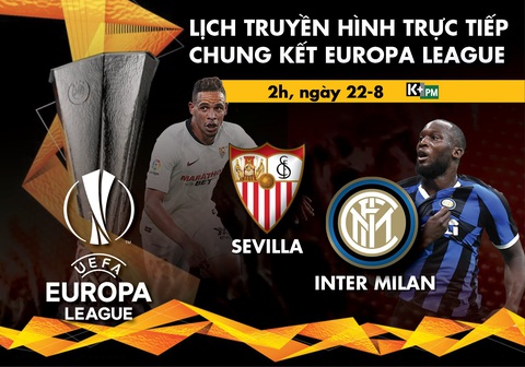 Lịch trực tiếp chung kết Europa League: Sevilla - Inter Milan - Ảnh 1. Lịch trực tiếp chung kết Europa League: Sevilla - Inter Milan - Ảnh 1.
