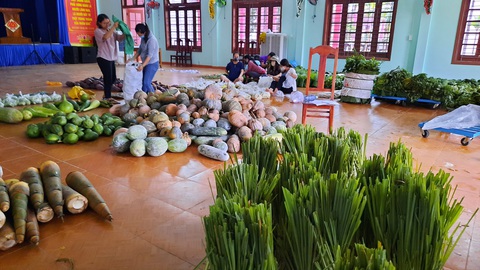 Cậu bé chân trần vác khúc măng rừng gửi miền xuôi chống dịch - Ảnh 4. Cậu bé chân trần vác khúc măng rừng gửi miền xuôi chống dịch - Ảnh 4.