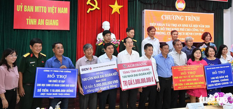 Tiếp nhận trên 19 tỉ đồng để ‘tiếp lửa’ cho công tác phòng dịch COVID-19 - Ảnh 1. Tiếp nhận trên 19 tỉ đồng để ‘tiếp lửa’ cho công tác phòng dịch COVID-19 - Ảnh 1.