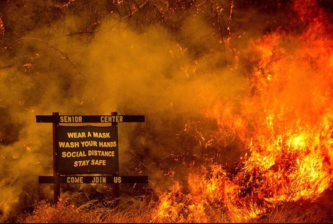 Sét đánh gây 560 đám cháy rừng khắp California, cứu hỏa chật vật vì thiếu người - Ảnh 6. Sét đánh gây 560 đám cháy rừng khắp California, cứu hỏa chật vật vì thiếu người - Ảnh 6.