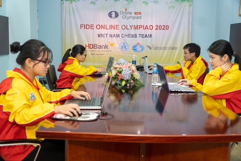 Thua liểng xiểng, tuyển cờ vua Việt Nam chia tay Olympiad online - Ảnh 1. Thua liểng xiểng, tuyển cờ vua Việt Nam chia tay Olympiad online - Ảnh 1.
