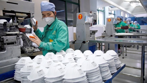 Trung Quốc cung cấp 83% thiết bị bảo hộ cá nhân cho thế giới trong đại dịch COVID-19 - Ảnh 1. Trung Quốc cung cấp 83% thiết bị bảo hộ cá nhân cho thế giới trong đại dịch COVID-19 - Ảnh 1.