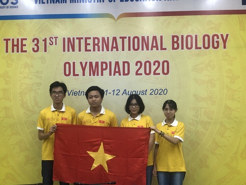 Học sinh Việt Nam đoạt huy chương vàng Olympic Sinh học quốc tế - Ảnh 1. Học sinh Việt Nam đoạt huy chương vàng Olympic Sinh học quốc tế - Ảnh 1.